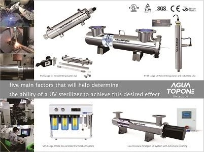 Wie sauber ist Ihr Wasser: AGUA TOPONE Ultraviolet Water System